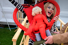 Kylie thrilled by the SKB Topper picture taken at Radio 2 in the Park Leicester